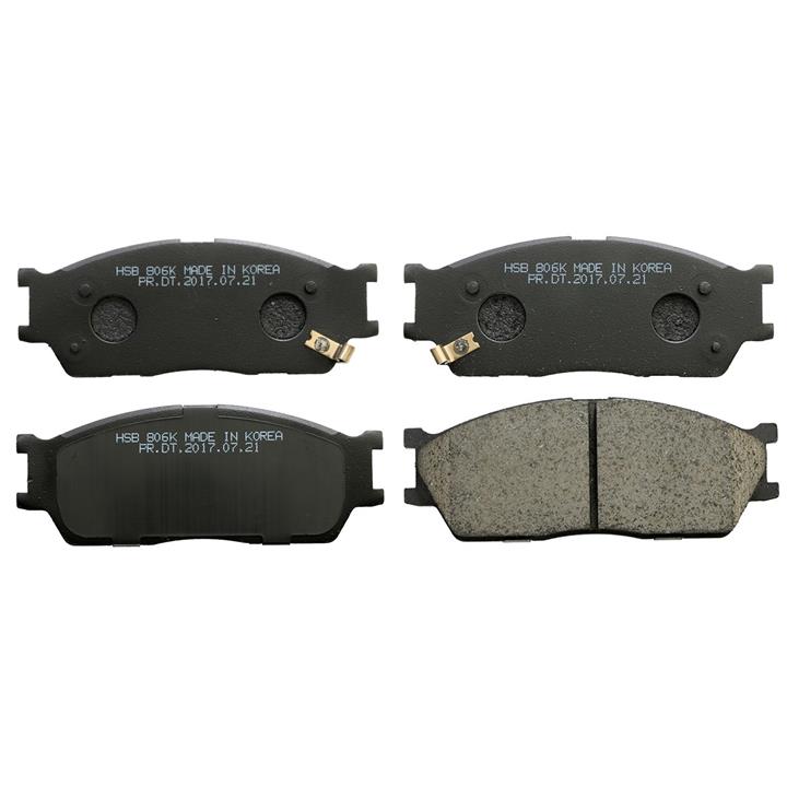 لنت ترمز جلو گلد مدل HP1022 مناسب برای ریو Gold HP1022 Front Brake Pad For Rio